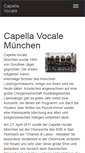 Mobile Screenshot of capellavocale.de